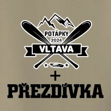 K vode - pádla hory (vlastný nápis)