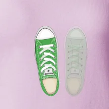 Párové topánky - zelené Párové topánky - zelené