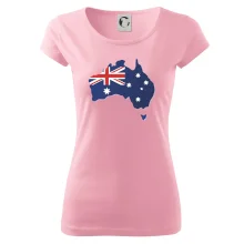 Austrália - vlajka mapa