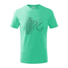 Tenisová raketa jedným ťahom