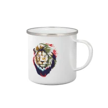 Hlava leva kreslená jednoduchá