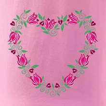 Červené tulipánové srdiečko (Pecka design) Červené tulipánové srdiečko (Pecka design)
