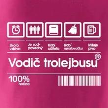 Čiarový kód - Vodič trolejbusu Čiarový kód - Vodič trolejbusu
