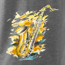 Saxofón maľovaný