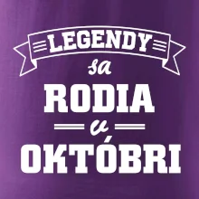 Legendy sa rodia v októbri