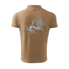 Mapa Európy - srdce v Ukrajine