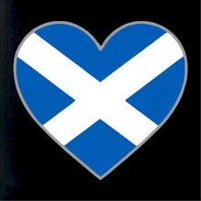 Škótske srdce na prsník