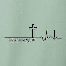 Jesus Saved My Life kríž ekg