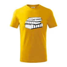 Knihy čiernobiele na sebe