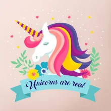 Unicorns are real dúhový