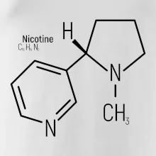 Molekulárna štruktúra Nikotín