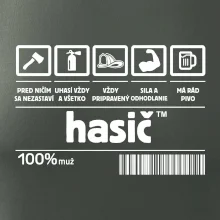 Čiarový kód - Hasič / hasička Čiarový kód - Hasič / hasička