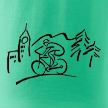 Cyklista na výlete Cyklista na výlete