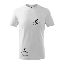 Mapa ČR + kolo na prsu Mapa ČR + kolo na prsu