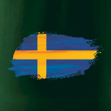 Švédska vlajka kreslená