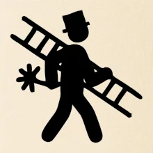 Kominár logo prsník