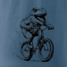 Naštvaný Dinosaurus na bicykli