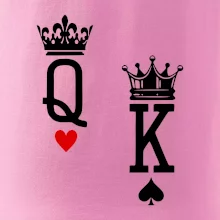 King & Queen logo na prso