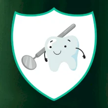 Zúbok na prsníku - zrkadlo