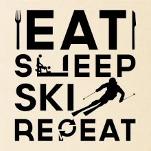 Eat sleep ski repeat