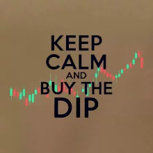 Zelenočervený graf Keep Calm and Buy the Dip Zelenočervený graf Keep Calm and Buy the Dip