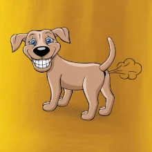 Prdiace pes kreslený (Hana-creative)