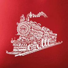 Stará lokomotiva z not