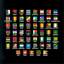 Vlajky štátov - Afrika