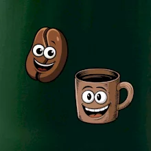 Parové tričko - Hrnček a káva