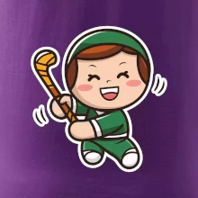 Ikona pozemný hokej holka