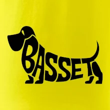 Basset nápis v tele