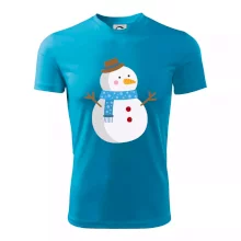 Snehuliak so šálom