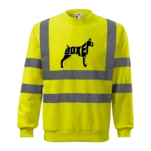 Boxer nápis v tele Boxer nápis v tele