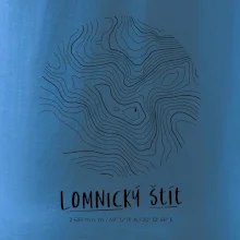 Lomnický štít - vrstevnice v kruhu
