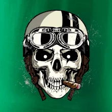 Motorkárska helma a cigara