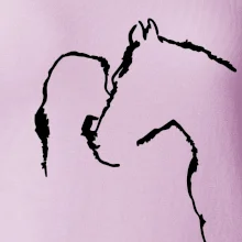 Kôň a ja silueta Kôň a ja silueta