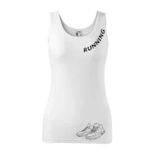 Running nápis šikmo