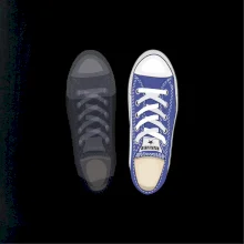 Parové topánky - modré