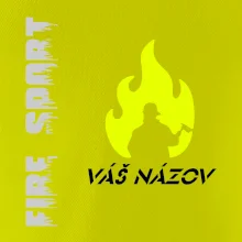 Hasiči - oheň - Váš názov - Prsník + chrbát