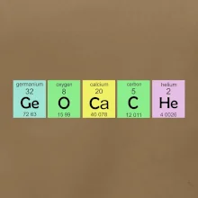 Geocache - periodická tabuľka