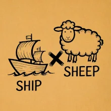 Anglický slovníček - Ship sheep