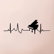 Piano ekg - krídlo