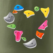 Lezenie na stene - srdce