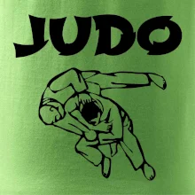 Judo nápis + postavy