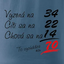 Vyzerá, cíti sa, chová sa - 70 rokov