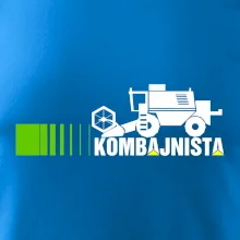 Kombajnista zelená a žltá