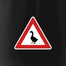 Dopravná značka - Pozor hus Dopravná značka - Pozor hus