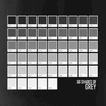50 farebných odtieňov šedej