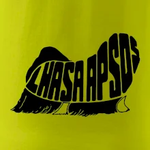 Lhasa Apso nápis v tele Lhasa Apso nápis v tele