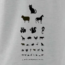 Očný test zvieratká Očný test zvieratká